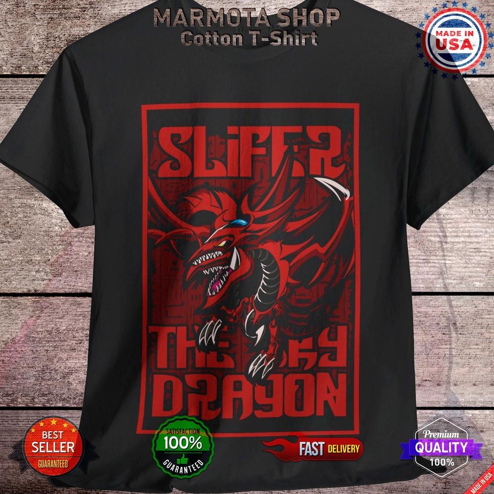 

Slifer T-Shirt Sky Dragon Anime Soft Tee Shirt All Sizes 90s Unisex Manga God 3XL