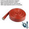 X AUTOHAUX Fuel Hose Protective Cover for Cars, Insulation Pipe, Protective Cover, Heat Shield