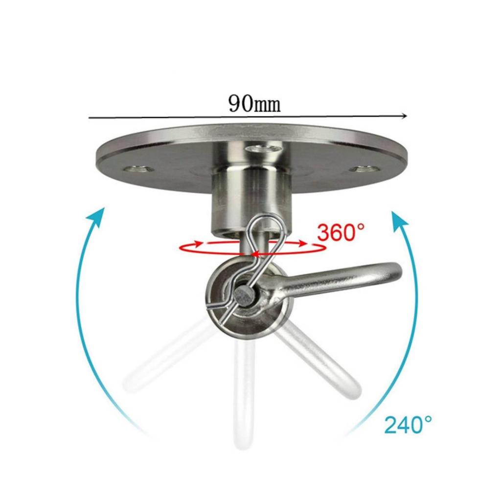 Speed Bag Swivel Ball Bearing Punching Mount Metal for Pugilists, Training