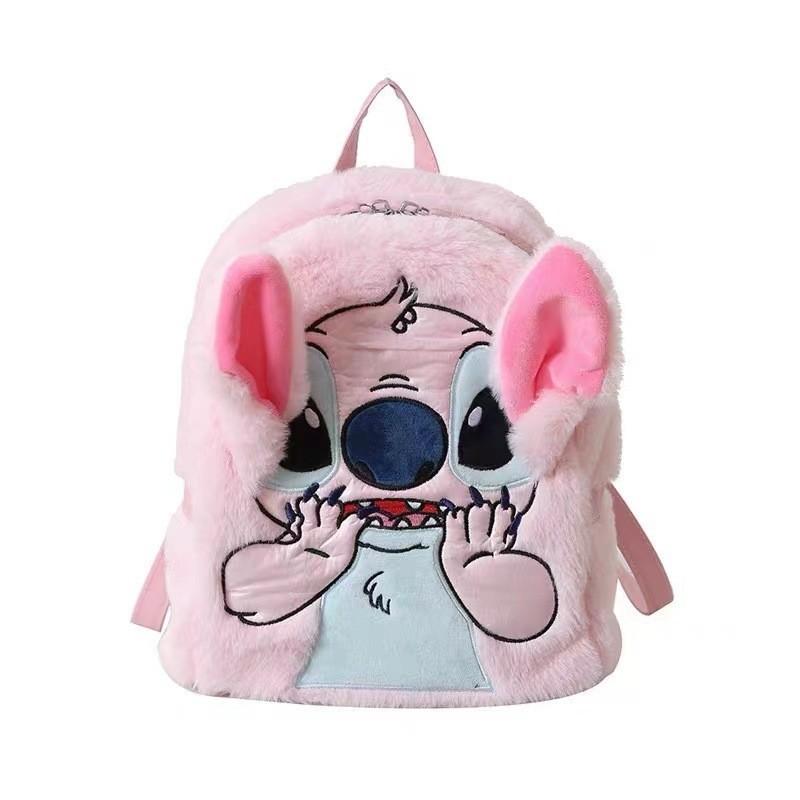 Stitch Plüschtier Tasche mit Canvas Innentasche für den täglichen Freizeitgebrauch