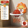 Canestro da basket per bambini Giocattoli sportivi Sollevamento silenzioso Supporto da basket per bambini Montaggio a parete per interni Tiro senza pugni Casa