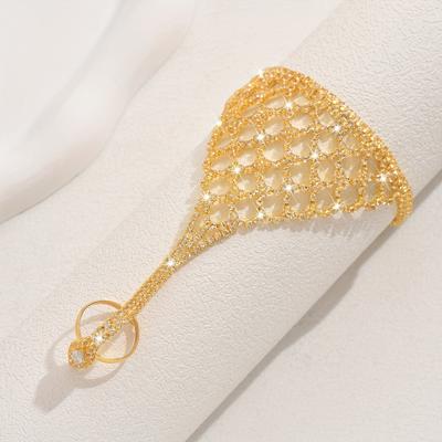 1PC Stylish and Elegant Sexy Lady, Personalized Mesh Bracelet, Fashionable Winding Bracelet, Finger Bracelet, Suitable for Prom Party Accessories