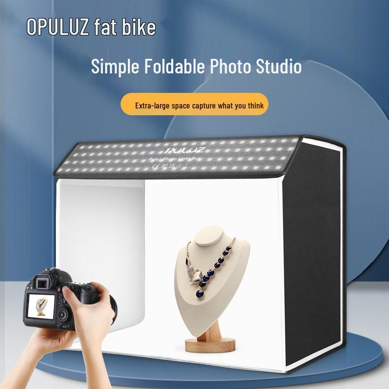 PULUZ Portable Folding LED Photo Studio Kit 60x40CM Soft Light Box