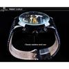 Forsining Men Fashion Casual Dial Tourbillon Mechanical Watch