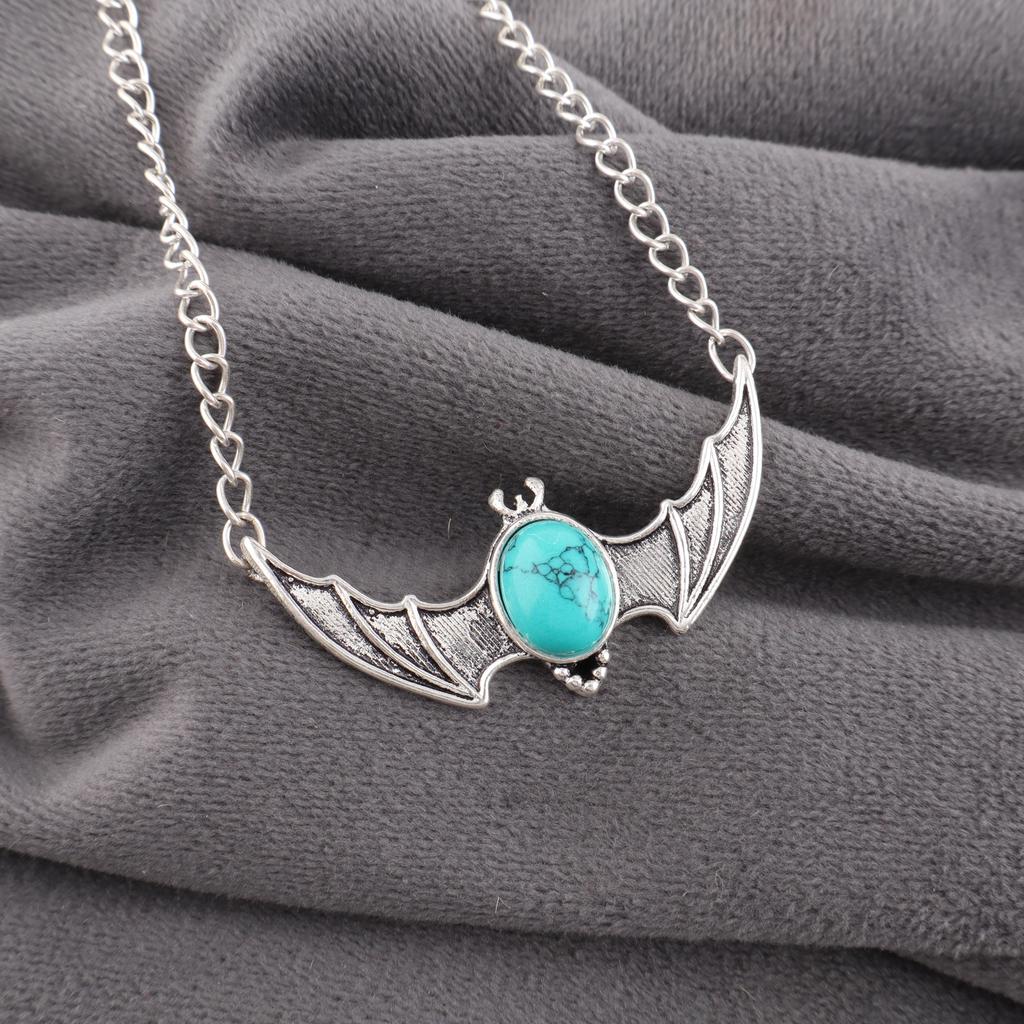 Lovely Magnesite Turquoise Gemstone Jewelry, 925 Solid Sterling Silver Pendant, Dazzling Silver Pendant Gift For Her