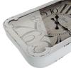 Horloge Murale - VERSA - Sedan - Métal - Blanc - Silencieuse 40cm