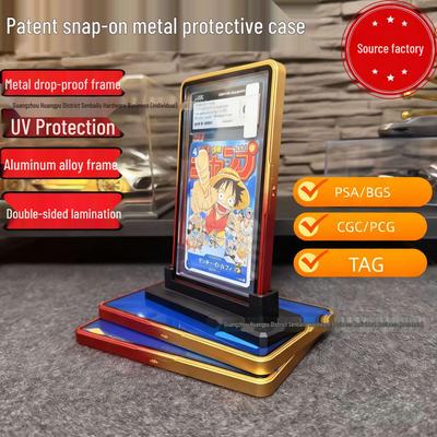 Snap-On Metal Protective Case for PSA/BGS Graded Pokemon and Star Game Cards