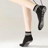 1Pair Grip Socks For Women Non Slip Pilates Yoga Socks Men Ballet Sports Stripes Athletic Worko S6T6