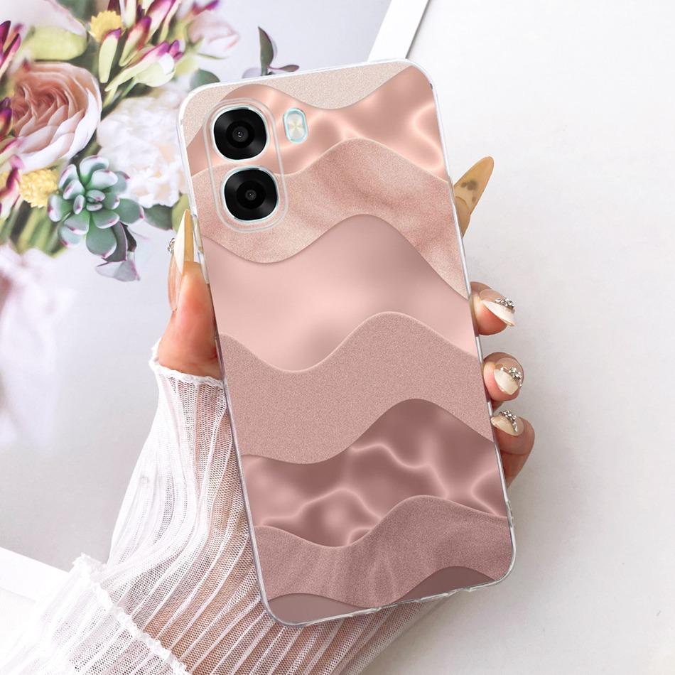 

For OPPO A6X A6 A6T Pro 4G 5G Cute Flower Butterfly Cat Painted Case For Oppo A6 A6x A6T Pro 4G Soft Silicone TPU Phone Cases Oppo A6x 5G