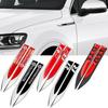 HAT1 2Pcs for Volkswagen VW GTI GTD R Line Golf 5 6 7 MK3 MK4 MK5 MK6 MK7 MK8 Metal Car Sticker Side Emblem Fender Bumper Strip Badge
