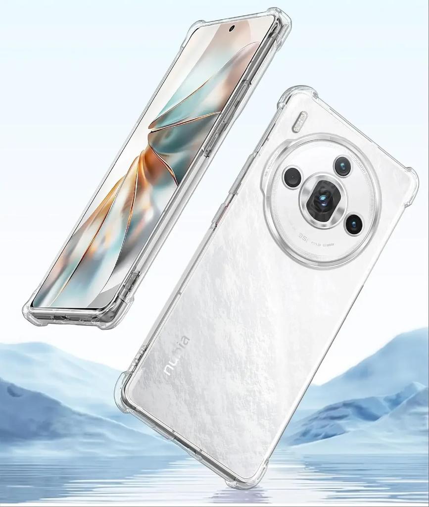 Four Corners Shockproof TPU Transparent Case for ZTE Nubia Z60S Pro Protective Cover Bumper Coque Fundas