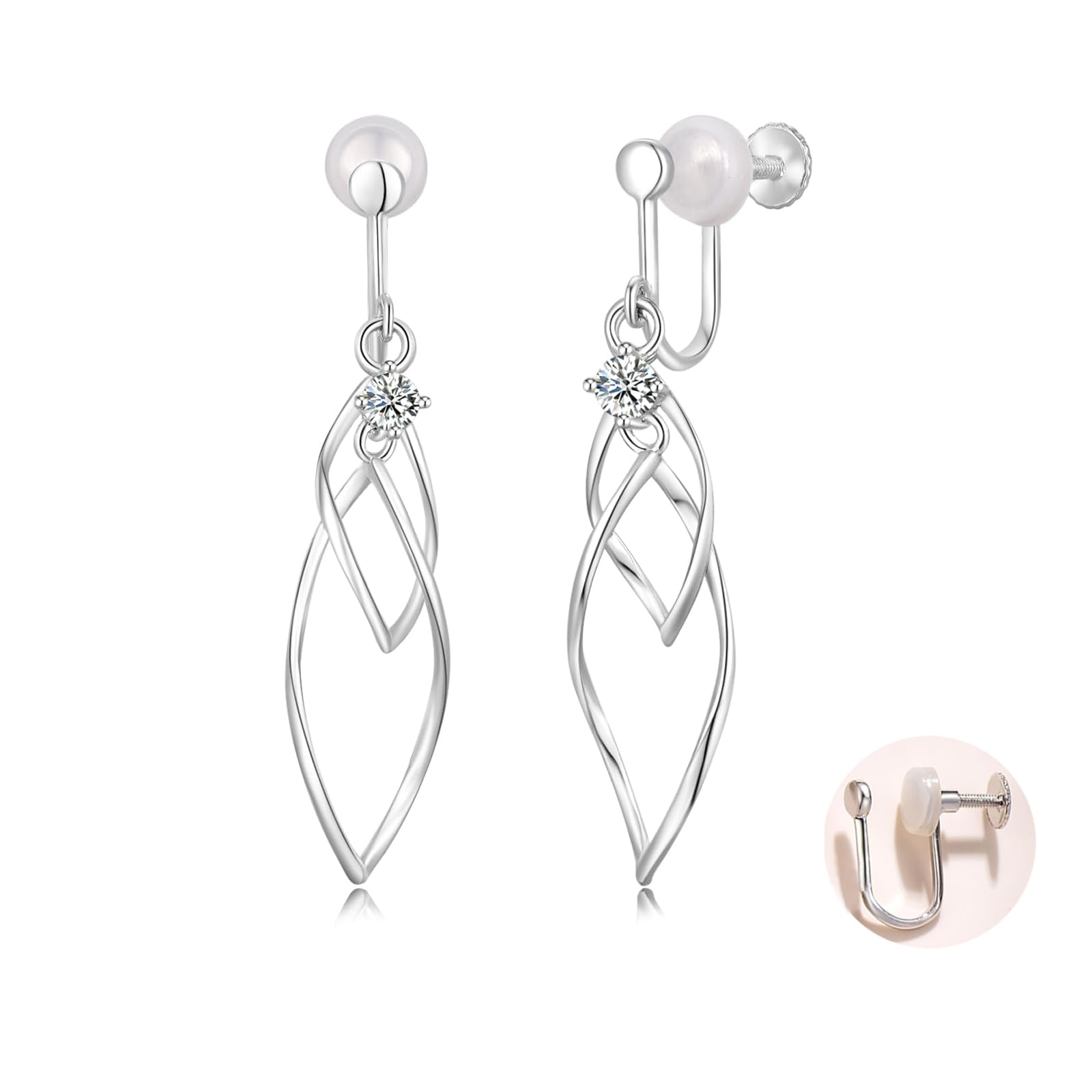 

Крупные серьги из стерлингового серебра 925 пробы, безболезненный подарок для женщин на их вечеринку FH.bird Женщины, Длинные, Висячие, Гипоаллергенные, Серебряные, Серьги, Бренд,