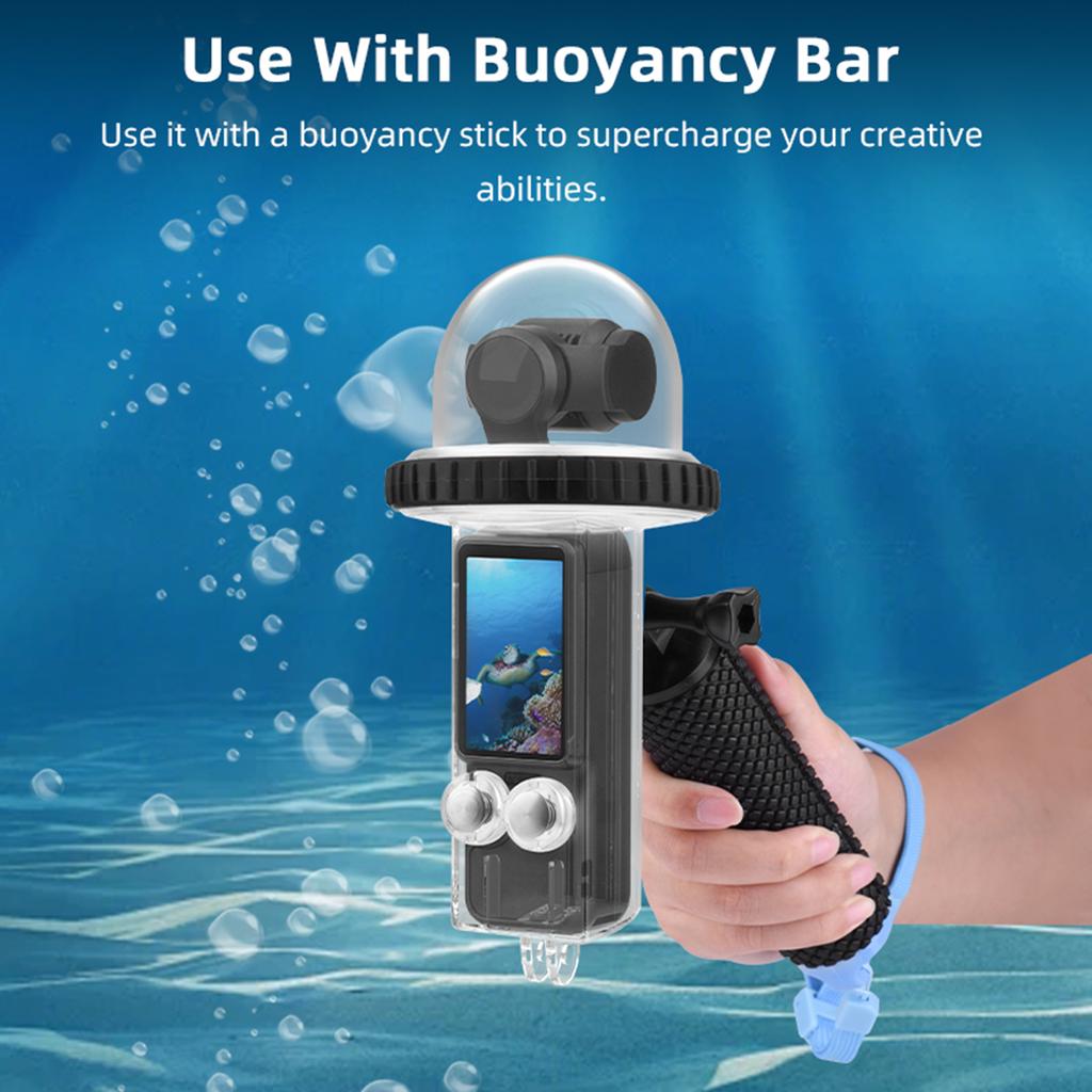 Dive Case for Pocket 3 Waterproof Protective 131ft/40m Underwater Dive Housing Case Bracket Camera Accessories