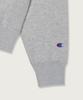 Champion Women'S Reverse Weave Big Logo Crop Sweatshirt Light Grey