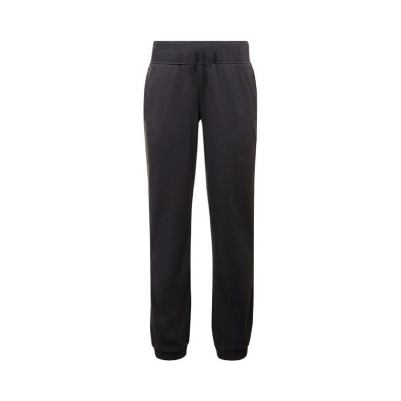 Reebok Logo Printed Cuffed Casual Pants Women Pants Black GV5526