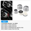 1Set Crystal Car Volume Air Conditioning Knobs Audio Control Button Knob Ring Cover Trim For BMW 1 2 3 4 5 6 7 8 X3 X4 X5 X6 X7