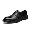 Men's Genuine Leather Business Shoes Lace Up Banquet Dress Shoes Non Slip Men's Casual Leather Shoes Pointed New Wedding Shoes