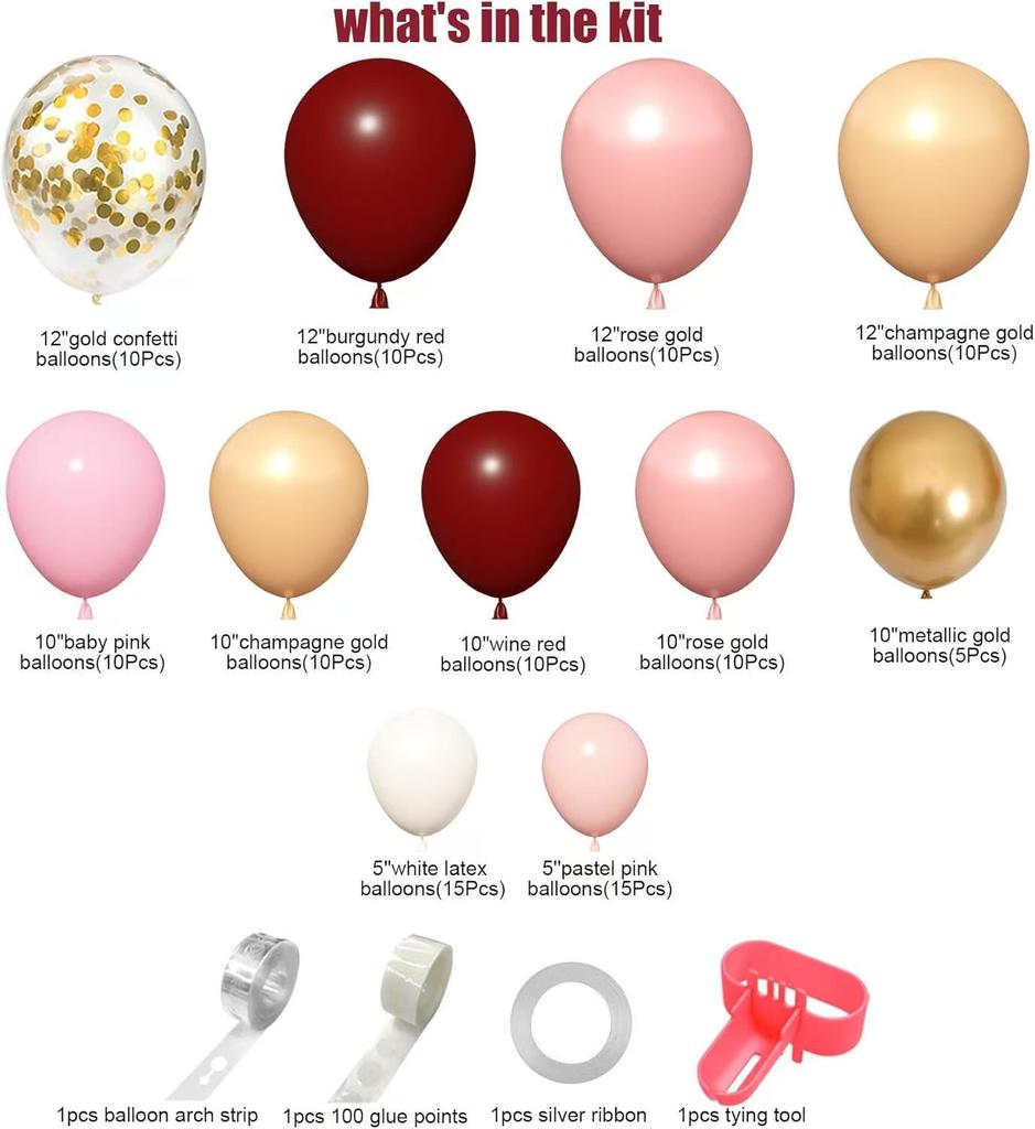 Birthday Balloon Set Holiday Party Decoration Latex Balloon Wedding Opening Balloon Chain Arch