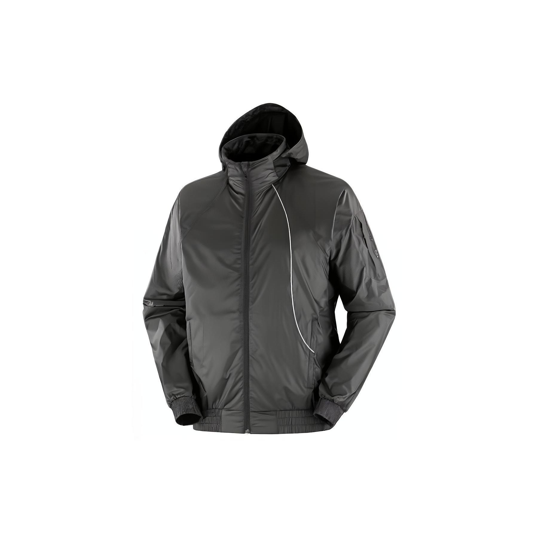 

Salomon Equipe Wind Jacket Hoodie Men Jackets Deep-Black LC2003700 L