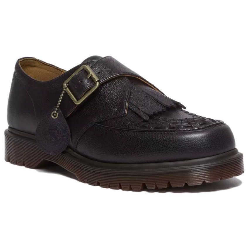 Dr. Martens Leather Fashion Comfortable Low-Top Casual Shoes Unisex Casual Shoes Black 31510001