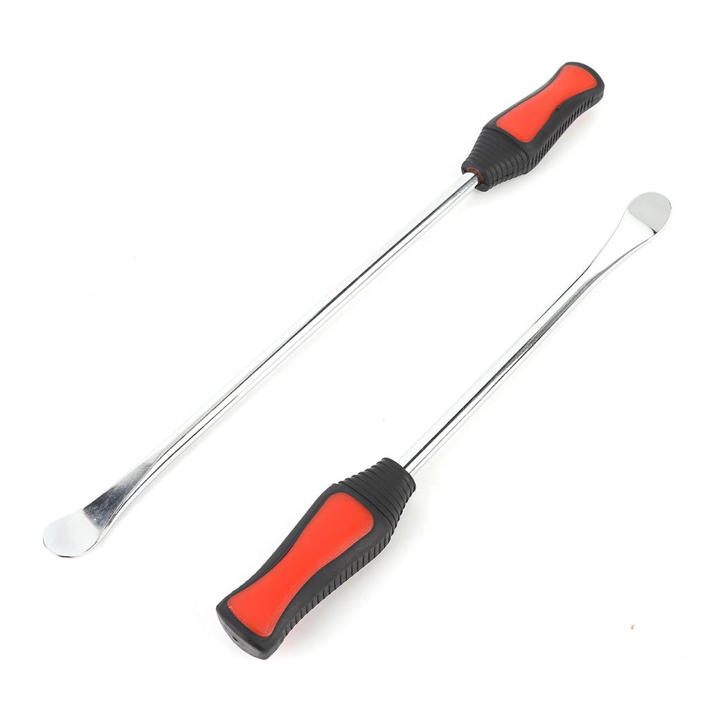 2pcs Tire Spoons 11.81in 14.57in Carbon Steel Ergonomic Handle Motorcycle Tire Changing Lever for Dirt Bike