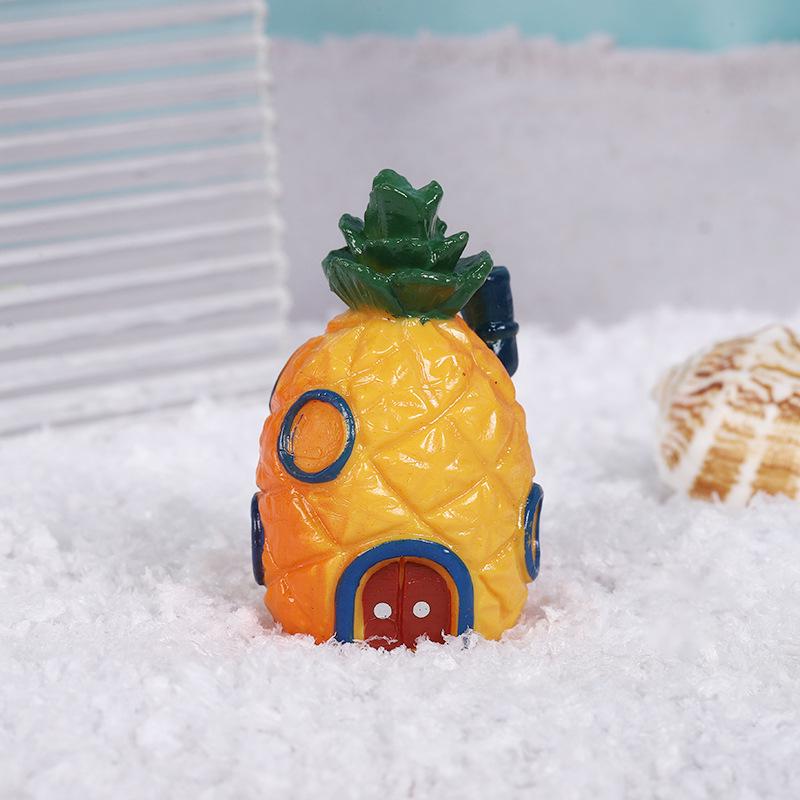 Ananas Haus & Krabben Restaurant Aquarium Dekoration für Fische & Garnelen