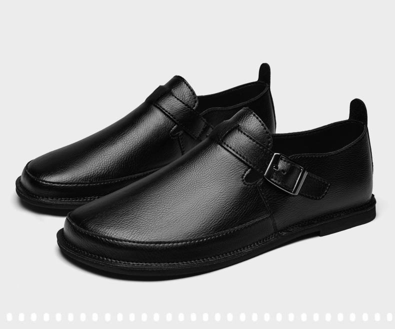 Fashion Trend Man Slip on Shoes Classic Men Summer Loafers Simple Elegantes Driving Shoes Moccasins Genuine Leather Casual Flats