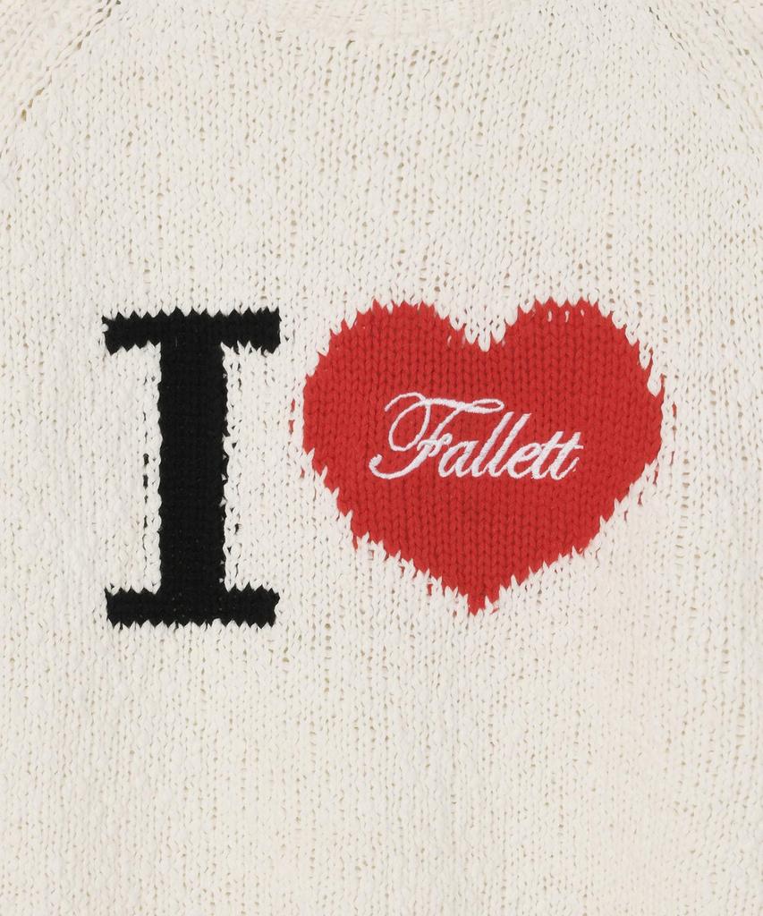 Palet I Love Short Sleeve Knit White