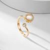 Chic Cat's Eye Rotatable Open Ring - Stylish and Versatile Index Finger Statement Jewelry