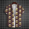 Camisa Hawaiana para Hombre Camisas de Manga Corta Estampadas 3D de Cerveza Camisa para Fiesta de Cerveza Camisetas Camisetas Casuales de Verano Ropa Holgada Oversize para Hombre