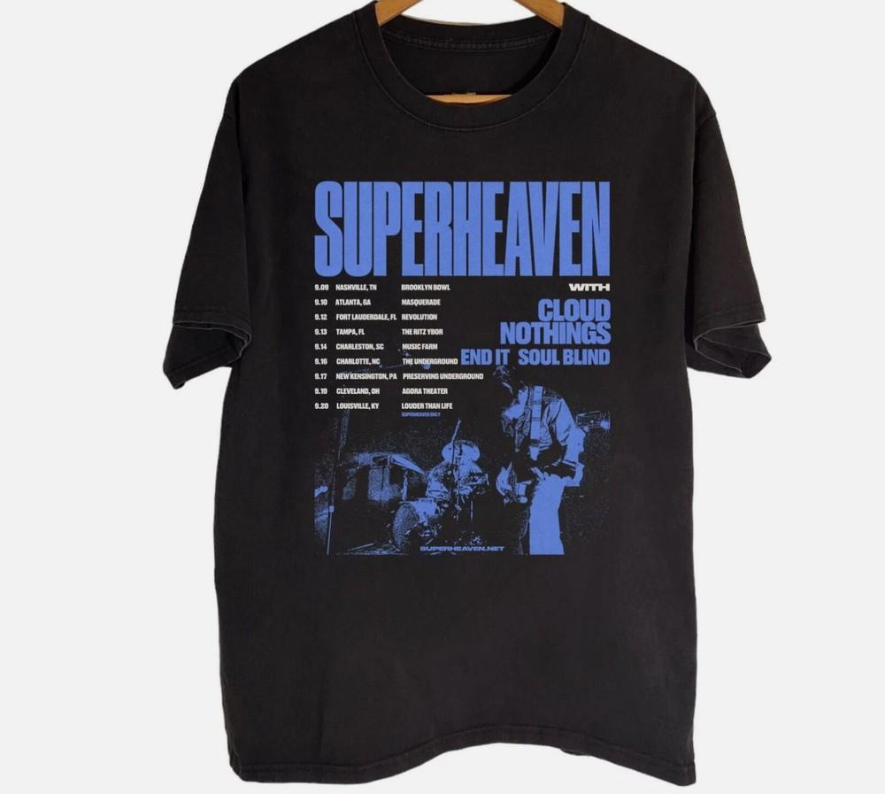 Superheaven Announce September 2025 US Tour Black Unisex Shirt Unisex T-Shirt S