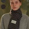 White Project MICRO PATTERN VIRGIN WOOL MUFFLER [2COLOR]