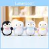 Penguin Figurine Bellyband Bag Animal Ornament Keychain Plush Gift Pp Cotton