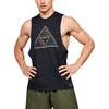 Under Armour Project Rock Running And Fitness Training Sports Vest Men Tops Black 1351589-001