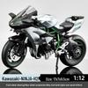 1:12 Kawasaki Ducati Alloy Motorcycle Toy with Sound, Light, and Sliding Motion