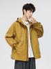Trendy American Windbreaker Jacket - Unisex Hooded, Lightweight, Autumn/Winter, Waterproof & Breathable