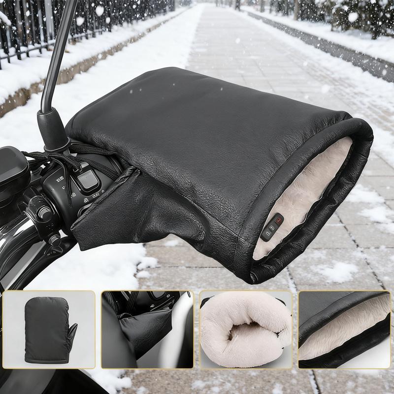 Motorcycle Handlebar Muffs Windproof Winter Mitts Warmer Gloves Waterproof Handmuffs Bicycle Handle Cover Hand Warm Motor Bike