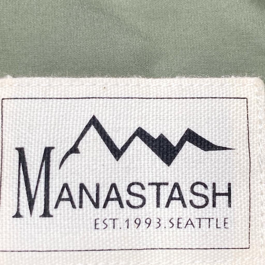 MANASTASH Navy X Khaki Reversible Nylon Stadium Jacket Jacket M navy/khakiUsed