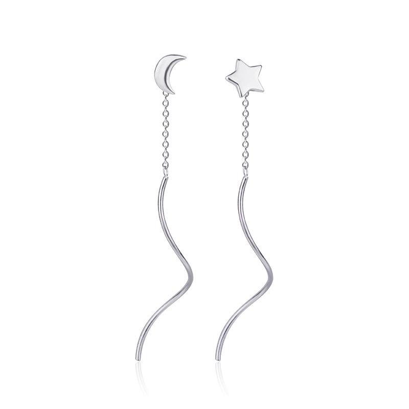 

Звезда Луна Эрлайн Женственность День Личность Маленький Свежий Литературные Студенты Асимметричные Длинные Серьги С Бахромой Copper