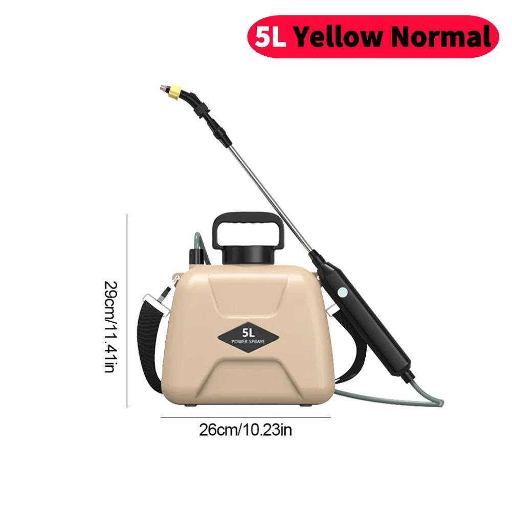 Wiederaufladbarer elektrischer USB-Sprüher mit 2/4 Nebeldüsen Elektrischer Gartensprüher Leistungsstarker elektrischer Sprüher mit Teleskopgriff