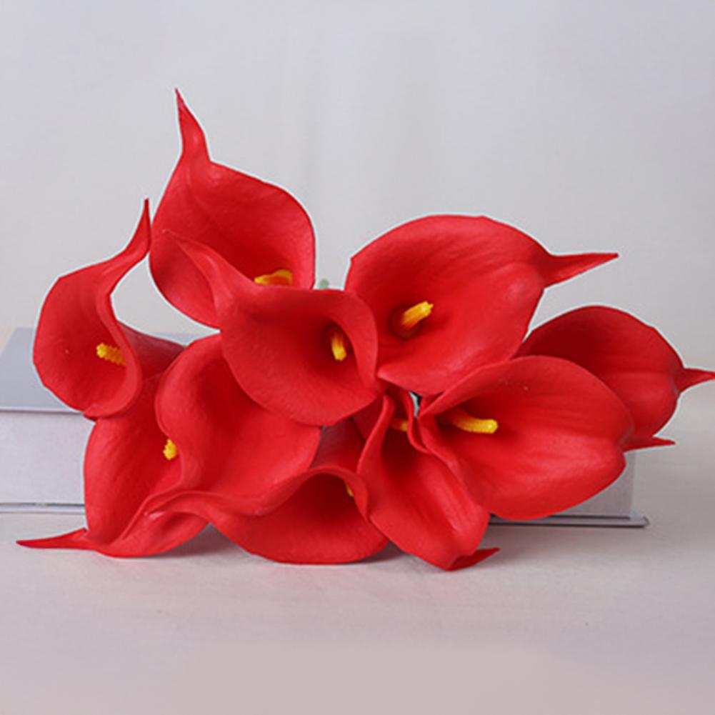 Simulated Calla Lily Premium Simulated Flowers Realistic Artificial Calla Lily Flowers for Home Decor Wedding for Vases