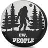 Ew People Bigfoot Sasquatch Spare Tire Cover RV Trailer SUV Camper Weatherproof Protector