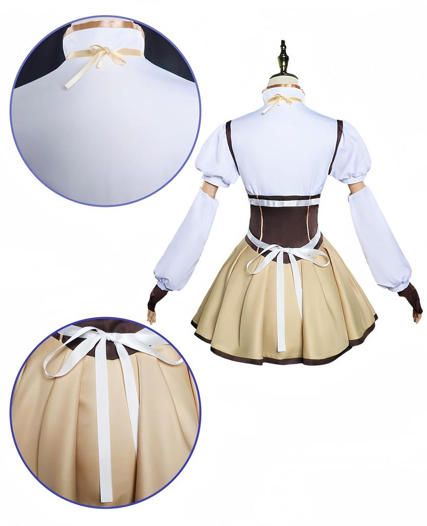 Madoka Magica Cosplay Tomoe Mami Cosplay Kostým Velikost pro Dospělé do Školy a na Kostýmové Párty [NOKIJP] - Festivaly, Akce, (Tomoe Mami, 3XL)