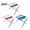 Pet Wash Station for Dogs Dog Grooming Hammock Stand, with Mesh Platform, Stainless Steel Table Foldable 8-Hole Cats Care Restraint System