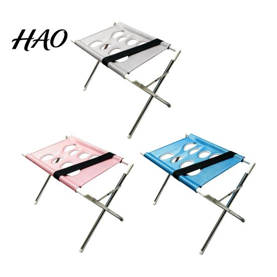 Pet Wash Station for Dogs Dog Grooming Hammock Stand, with Mesh Platform, Stainless Steel Table Foldable 8-Hole Cats Care Restraint System