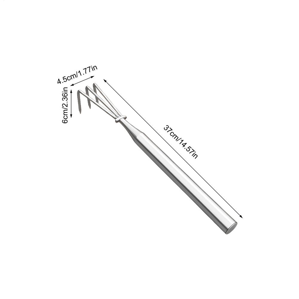 Small Garden Rake Steel Farming And Gardening Small Flowers Vegetables Tools Digging Leveling Loosening Soil Yard Lawn