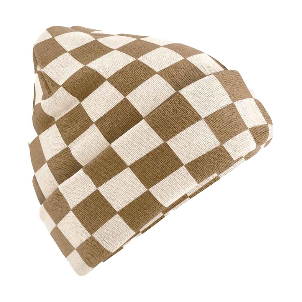Beechfield Unisex Adult Checkerboard Beanie