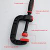 C-Clamp Heavy Duty G Clamp Practical Woodworking Holding Clamp Quick Release Welding Clamps for Home Carpentry Building