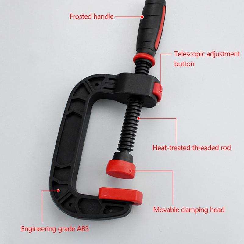 C-Clamp Heavy Duty G Clamp Practical Woodworking Holding Clamp Quick Release Welding Clamps for Home Carpentry Building