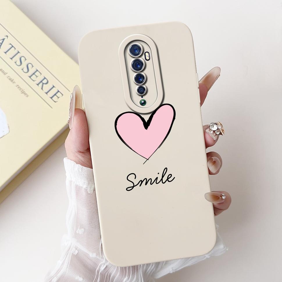 For Oppo Reno 2 2F Case Cute Rabbit Painted Cover Soft Silicone TPU Phone Cases For Oppo Reno2 F Reno 2F Back Cover Funda